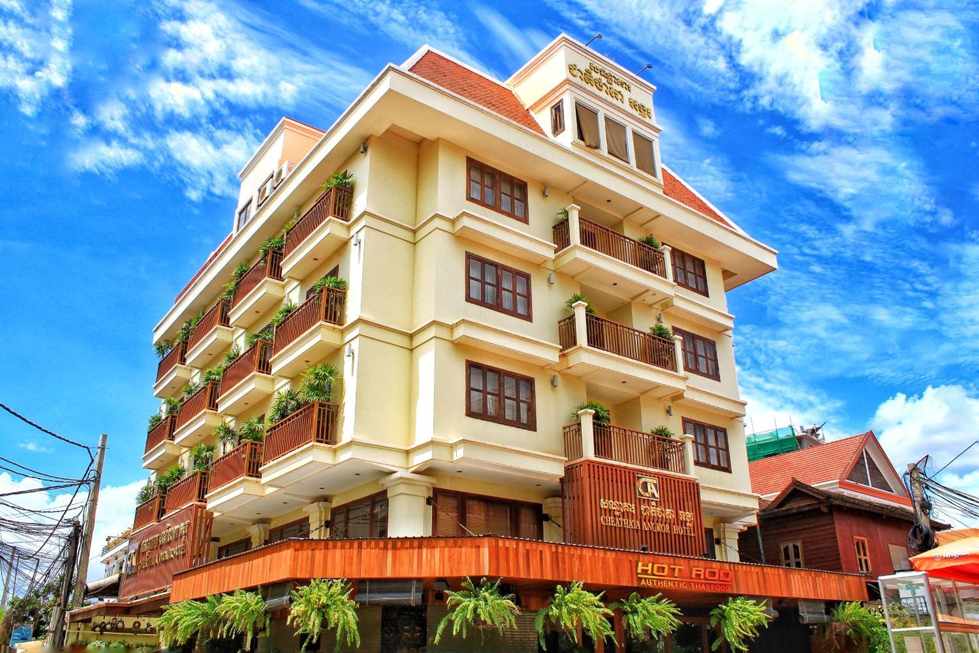 Cheathata Cta Hotel Siem Reap Bagian luar foto